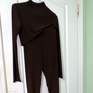 FASHION NOVA - brown legging set